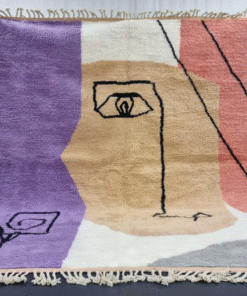 Purple and Beige Rug