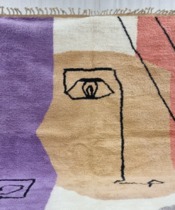 Purple and Beige Rug