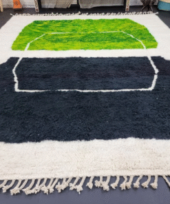 Green and Black Rug
