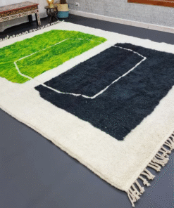 Green and Black Rug
