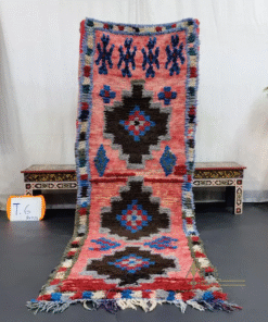 Faded Red and Black Rug