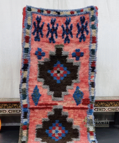 Faded Red and Black Rug