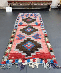 Faded Red and Black Rug