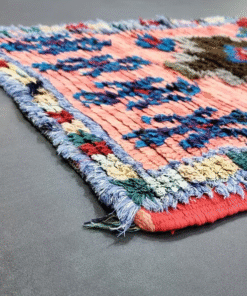Faded Red and Black Rug