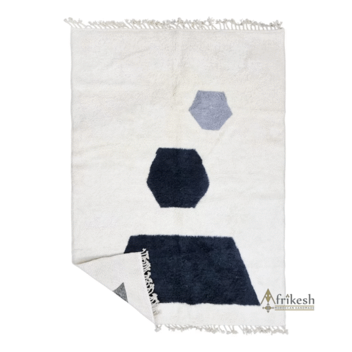 White and Black Rug