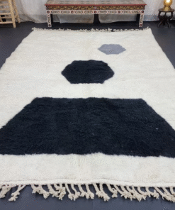 White and Black Rug