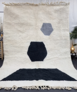 White and Black Rug