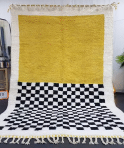 Yellow and Black Rug