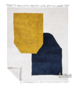 Dark Mustard and Black Rug