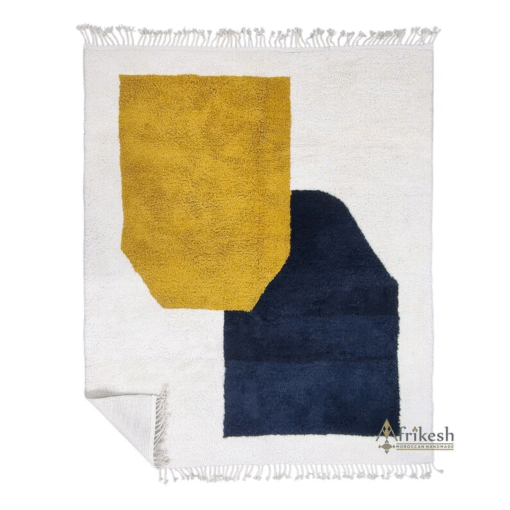 Dark Mustard and Black Rug