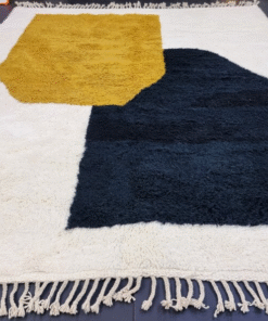 Dark Mustard and Black Rug