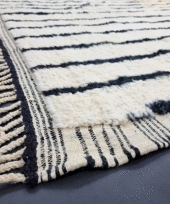 Black and Tawny Brown Rug