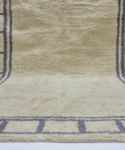 Cream and Anchor Gray Rug