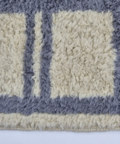 Cream and Anchor Gray Rug