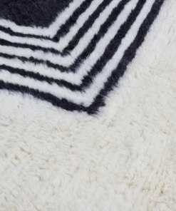 White and Black Rug