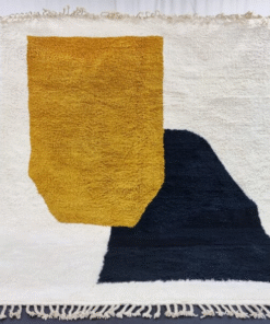 Dark Mustard and Black Rug