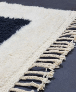 Dark Mustard and Black Rug