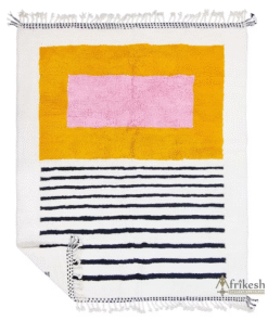 Mustard and Pink Rug