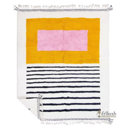 Mustard and Pink Rug