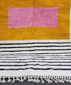 Mustard and Pink Rug