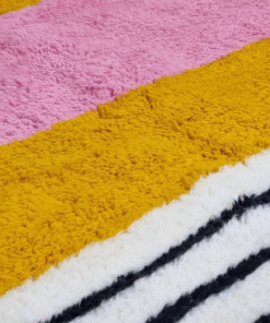 Mustard and Pink Rug
