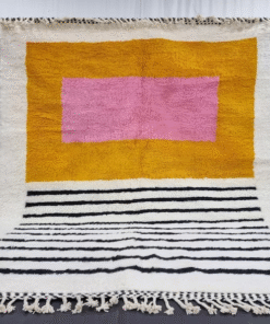 Mustard and Pink Rug