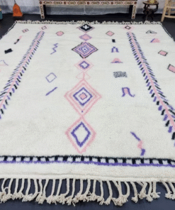 White and Pink Rug