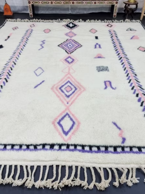 White and Pink Rug