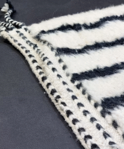 Orchid Purple and Black Rug