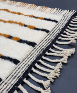 Black and Tawny Brown Rug