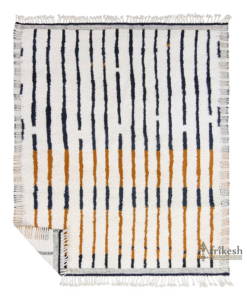 Black and Tawny Brown Rug