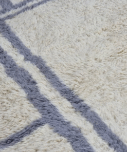 Cream and Anchor Gray Rug