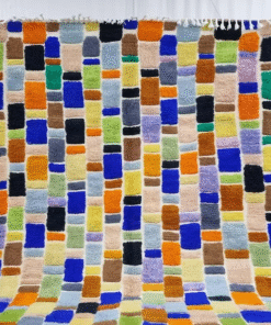 Unique Blue and yellow Rug