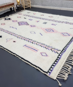 White and Pink Rug