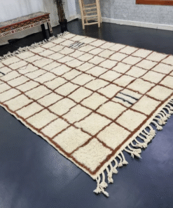 Brown And White Rug