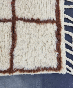 Brown And White Rug