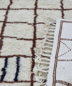 Brown And White Rug