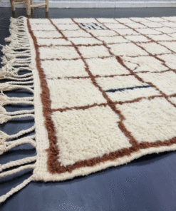 Brown And White Rug