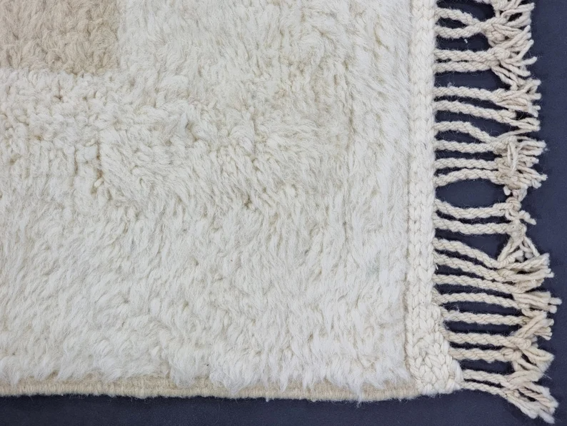 Off White and Beige Rug