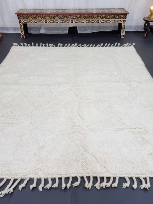 Off White Moroccan Rug
