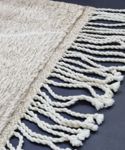 Dark Beige and Black Rug