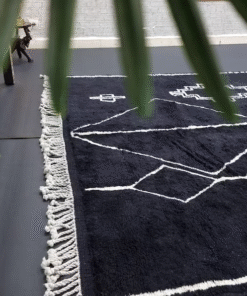 Black and White Rug