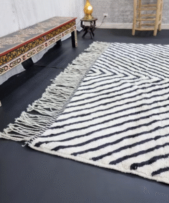 White and Black Rug