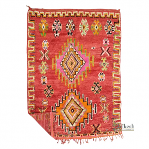 Unique Red and Green Rug