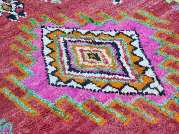 Unique Red and Green Rug