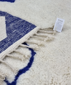 Blue and White Rug
