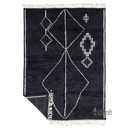 Black and White Rug