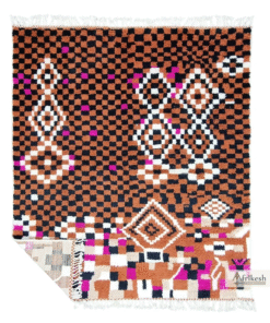 Unique Brown and black Rug