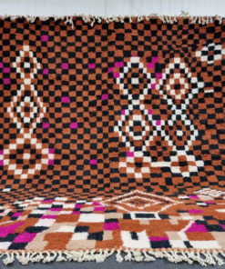 Unique Brown and black Rug