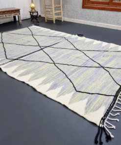 Mauve and Yellow Rug